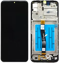 Дисплей Samsung Galaxy A22 A226 з тачскріном і рамкою, Black