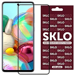 Захисне скло SKLO 3D Full Glue Samsung A715 Galaxy A71, Samsung N770 Note 10 Lite  Black
