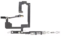 Шлейф Apple iPhone 15 з кнопкою вмикання і мікрофоном