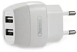 Мережевий зарядний пристрій Remax RP-U29 2.1a 2xUSB-A ports charger white - фото Мережевий зарядний пристрій Remax RP-U29 2.1a 2xUSB-A ports charger white