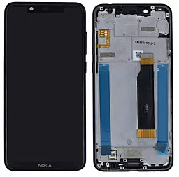 Дисплей Nokia 5.1 Plus, X5 2018 с тачскрином и рамкой, оригинал, Black - фото Дисплей Nokia 5.1 Plus, X5 2018 с тачскрином и рамкой, оригинал, Black