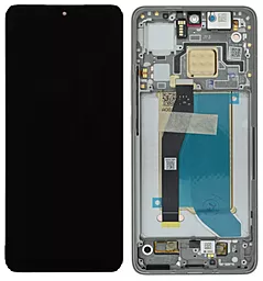 Дисплей Xiaomi 14T Pro с тачскрином и рамкой, оригинал, Gray