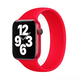 Сменный ремешок COTEetCI W58 Liquid Silicone Red для умных часов Apple Watch 42mm/44mm/45mm/49mm (WH5301-RD-150)