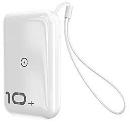 Повербанк Baseus Mini S Bracket Wireless 10000 mAh White (PPXFF10W-02) - миниатюра 2