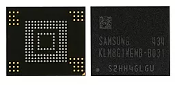 Микросхема управления памятью (PRC) KLM8G1WEMB-B031 8GB, BGA 153, Rev. 1.7 (MMC 5.0) для Samsung Galaxy Grand 2 Duos G7102 / Galaxy Tab 3 7.0 T210 / Galaxy Tab 3 8.0 T310 / Galaxy Tab 3 7.0 T211 / Galaxy Tab 3 T2110 / Galaxy Tab 3 T2100 Original