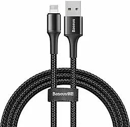 Кабель Baseus Halo USB-A - Lightning 12w 2.4a 0.5м cable Black (CALGH-A01)