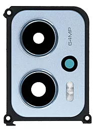 Скло камери Xiaomi Poco X4 GT / Redmi K50i / Redmi Note 11T Pro / Redmi Note 11T Pro Plus з рамкою Blue