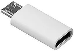 Адаптер-перехідник Lapara M-F micro USB -> USB Type-C White (LA-MaleMicroUSB-TypeC-Female white)