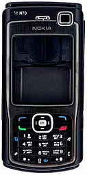 Корпус для Nokia N70 з клавіатурою Black