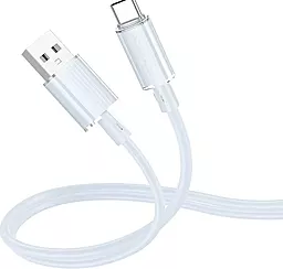 Кабель Borofone BX112 Lemon USB-A - Type-C 15w 3a 1м cable Blue - фото Кабель Borofone BX112 Lemon USB-A - Type-C 15w 3a 1м cable Blue