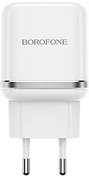 Сетевое зарядное устройство с быстрой зарядкой Borofone BA36A High speed 18w QC3.0 home charger white - фото Сетевое зарядное устройство с быстрой зарядкой Borofone BA36A High speed 18w QC3.0 home charger white