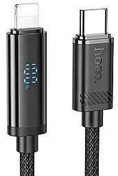 Кабель Hoco U127 USB Type-C - Lightning 27w 3a 1.2м PD сable Black