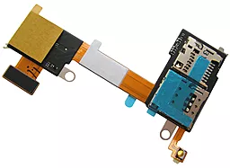 Шлейф Sony Xperia M2 D2303 / D2305 / D2306 з коннектором SIM-карти і карти пам'яті Original
