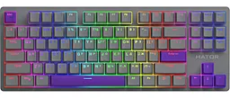 Клавиатура HATOR Rockfall 2 Mecha TKL Autograph Edition Titanium (HTK-526)