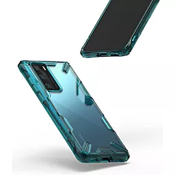 Чехол Ringke Fusion X Huawei P40 Turquoise Green (RCH4842) - миниатюра 3