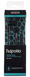 Навушники HAPOLLO HS-1515 Black - мініатюра 2