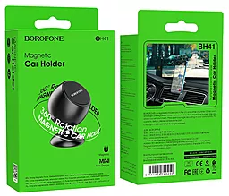 Тримач магнітний Borofone BH41 Black - мініатюра 3 Тримач магнітний Borofone BH41 Black - мініатюра 3