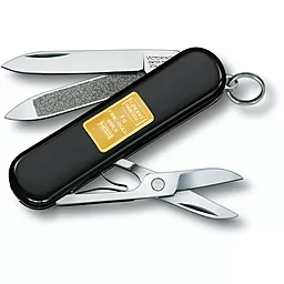 Мультитул Victorinox Classic (0.6203.87) Черный Gold 1gr - фото Мультитул Victorinox Classic (0.6203.87) Черный Gold 1gr
