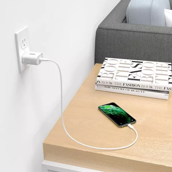 Кабель Choetech USB Type-C - Type-C 25w 5a 1м PD cable White (CC0002-WH) - фото 3