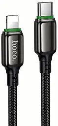 Кабель Hoco X127 Exceed USB Type-C - Lightning 30w 3a 1м PD cable Black - фото Кабель Hoco X127 Exceed USB Type-C - Lightning 30w 3a 1м PD cable Black