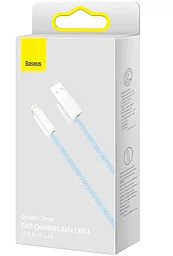 Кабель Baseus Dynamic Series USB-A - Lightning 12w 2.4a 2м cable Blue (CALD000503) - мініатюра 4