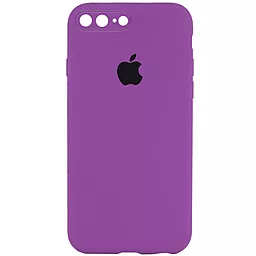 Чохол Silicone Case Full Camera Square для Apple iPhone 7 Plus, iPhone 8 Plus Grape