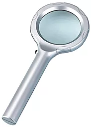 Лупа ручная Magnifier MG 8B-1 65мм/4х с подсветкой