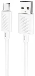 Кабель Hoco X88 Gratified USB-A - Type-C 15w 3a 1м cable White - фото Кабель Hoco X88 Gratified USB-A - Type-C 15w 3a 1м cable White