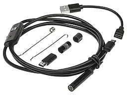 Ендоскоп AxTools 640x480 IP67 L=150mm USB A/Micro/Type-C - фото Ендоскоп AxTools 640x480 IP67 L=150mm USB A/Micro/Type-C