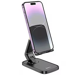 Настольный держатель Hoco HD8 Blackfish Black - фото Настольный держатель Hoco HD8 Blackfish Black