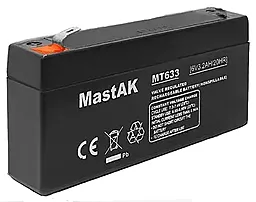 Акумуляторна батарея MastAK 6V 3.3Ah (MT633) - фото Акумуляторна батарея MastAK 6V 3.3Ah (MT633)