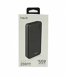 Повербанк Havit HV-H559 20000 mAh Black - миниатюра 4
