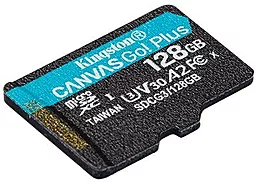 Карта пам'яті Kingston microSDXC 128GB Canvas Go Plus Class 10 UHS-I U3 V30 A2 (SDCG3/128GBSP) - мініатюра 2