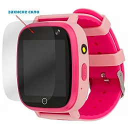 Смарт-годинник AmiGo GO001 iP67 Pink - мініатюра 9