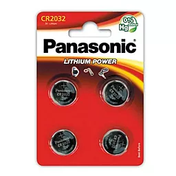 Батарейки Panasonic CR2032 4шт 3 V