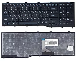 Клавіатура для ноутбуку Fujitsu LifeBook AH532 NH532 горизонтальний ентер чорна