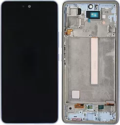 Дисплей Samsung Galaxy A53 A536 5G с тачскрином и рамкой, (TFT, без функции отпечатка пальца), Blue
