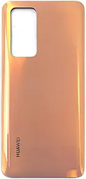 Задняя крышка корпуса Huawei P40 Original Gold - фото Задняя крышка корпуса Huawei P40 Original Gold
