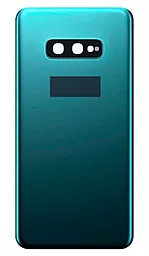 Задняя крышка корпуса Samsung Galaxy S10E G970F со стеклом камеры Original Prism Green