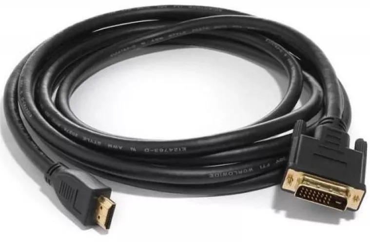 Видеокабель HDMI to DVI 24pin, 5.0m (9154) Atcom - фото 2