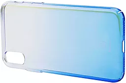 Чехол Baseus Glaze Case для Apple iPhone X Transparent Blue - миниатюра 2