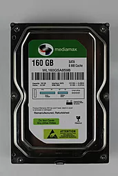 Жесткий диск Mediamax 160GB 5900rpm 8MB (WL160GSA859B_) - фото Жесткий диск Mediamax 160GB 5900rpm 8MB (WL160GSA859B_)