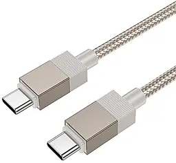 Кабель Hoco X110 USB Type-C - Type-C 60w 3a 1м PD cable Gold - мініатюра 2 Кабель Hoco X110 USB Type-C - Type-C 60w 3a 1м PD cable Gold - мініатюра 2