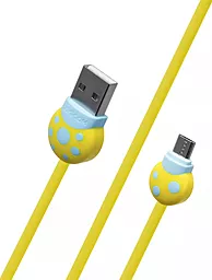 Кабель Joyroom S-L124 USB-A - micro USB 12w 2.4a 1.2м cable Yellow - фото Кабель Joyroom S-L124 USB-A - micro USB 12w 2.4a 1.2м cable Yellow