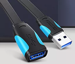 Шлейф (Кабель) Vention USB 3.0 AM/AF 3m VAS-A13-B300 - мініатюра 2