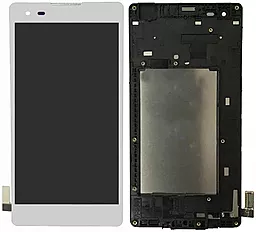 Дисплей LG X Style (K200) с тачскрином и рамкой, White