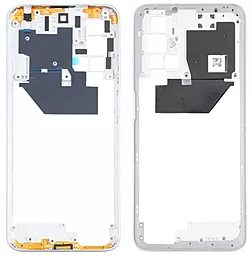 Рамка корпуса Xiaomi Redmi 10 2021 / Redmi 10 2022 / Redmi Note 11 4G Pebble White