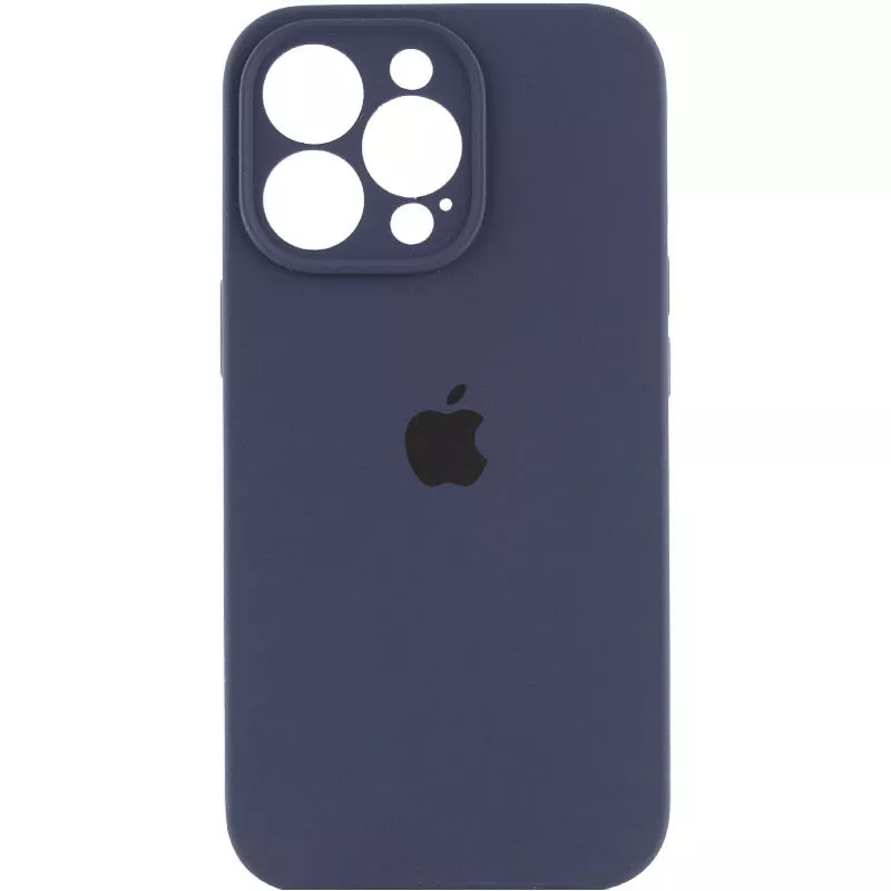 Чохол Silicone Case Full Camera for Apple iPhone 13 Pro Max Midnight Blue - фото 1