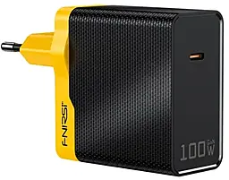 Сетевое зарядное устройство FNIRSI 100w GaN PD USB-C fast charger black (JH098) - фото Сетевое зарядное устройство FNIRSI 100w GaN PD USB-C fast charger black (JH098)