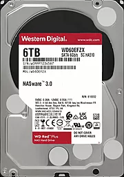 Жесткий диск WD Red Plus 6 TB (WD60EFZX) 3.5"
